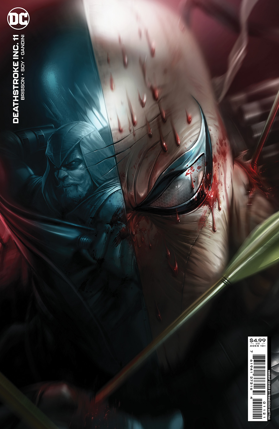 Deathstroke Inc #11 Cover B Variant Francesco Mattina Card Stock Cover