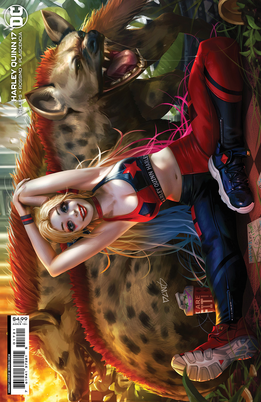 Harley Quinn Vol 4 #17 Cover B Variant Derrick Chew Card Stock Cover