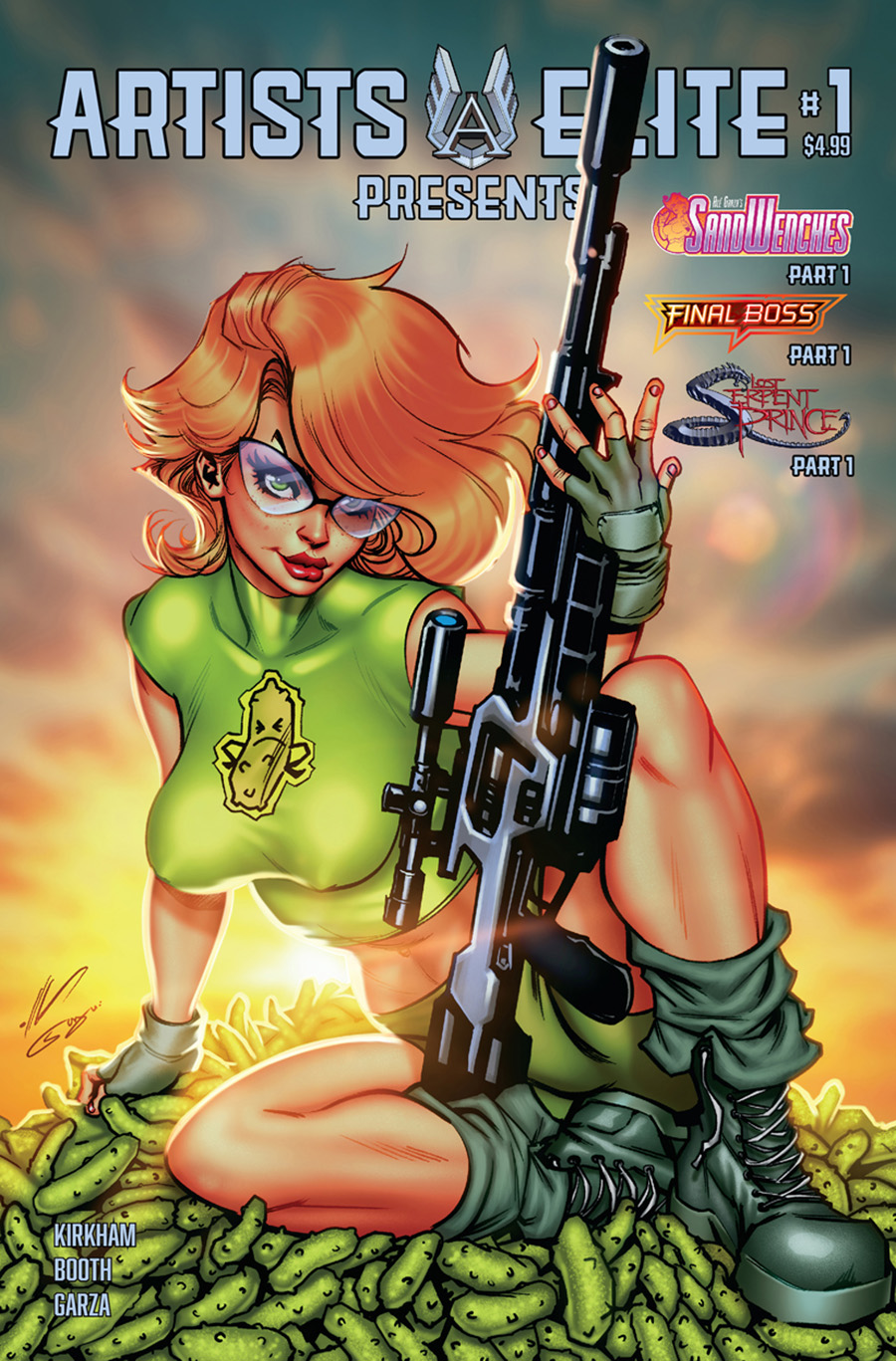Artists Elite Presents #1 Cover D Variant Ale Garza SandWenches Cover (Limit 1 Per Customer)