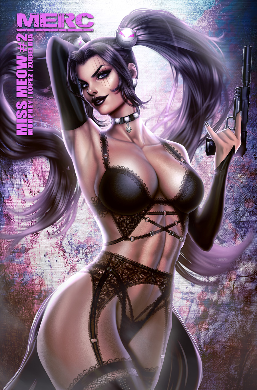 Miss Meow #2 Cover C Incentive Ariel Diz Variant Cover