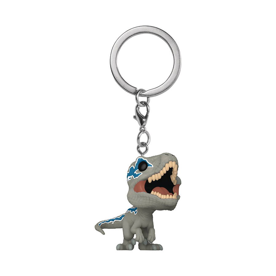 POP Keychain Jurassic World Dominion - Velociraptor Blue