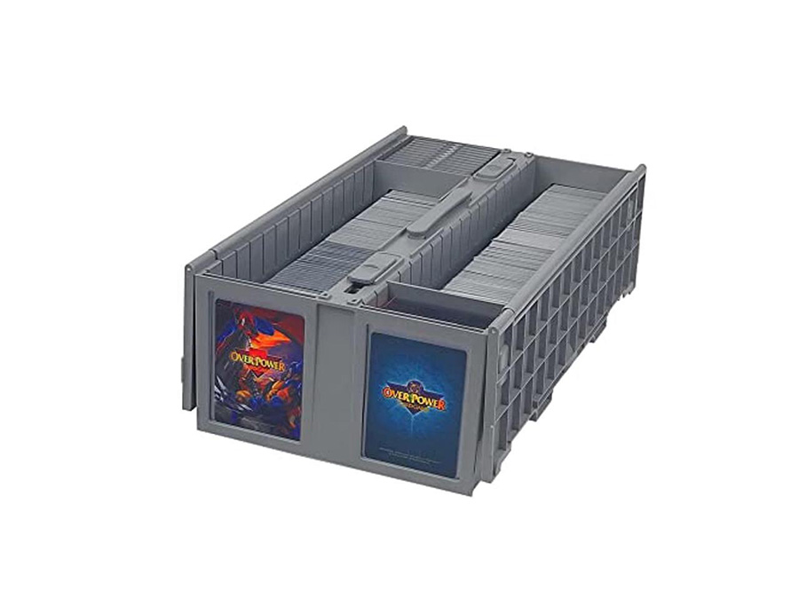 Collectible Card Bin Gray Plastic