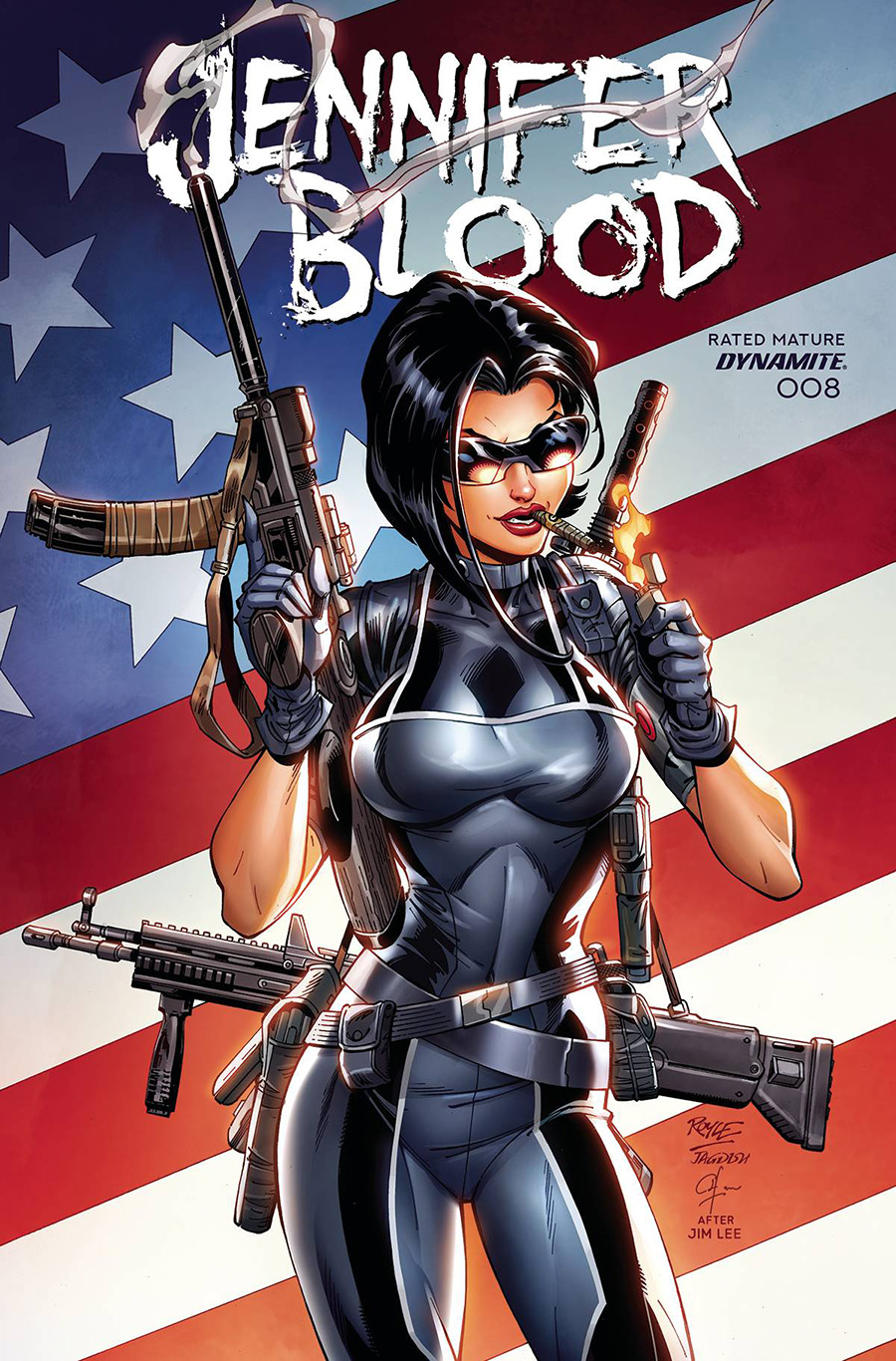 Jennifer Blood Vol 2 #8 Cover L Variant John Royle Jim Lee Homage Cover
