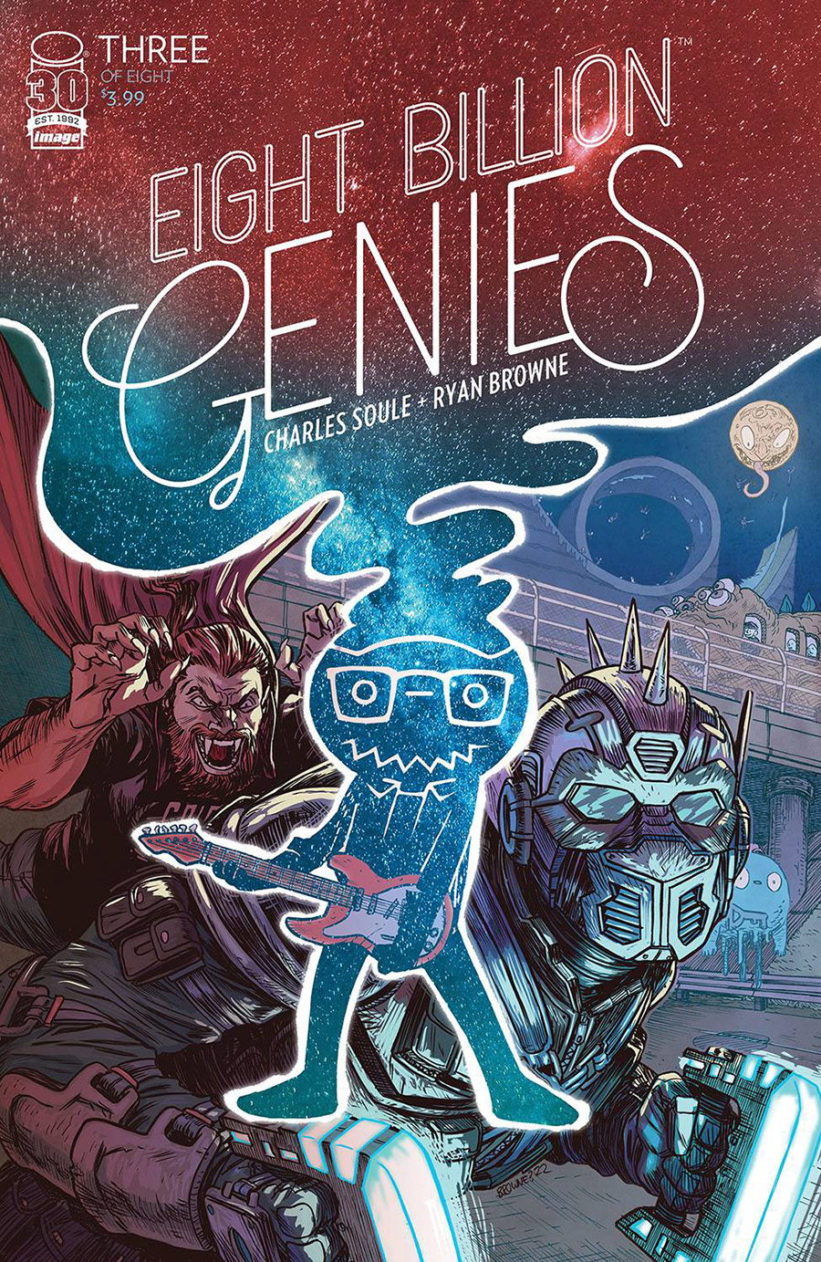 Eight Billion Genies #3 Cover A Regular Ryan Browne Cover (Limit 1 Per Customer)