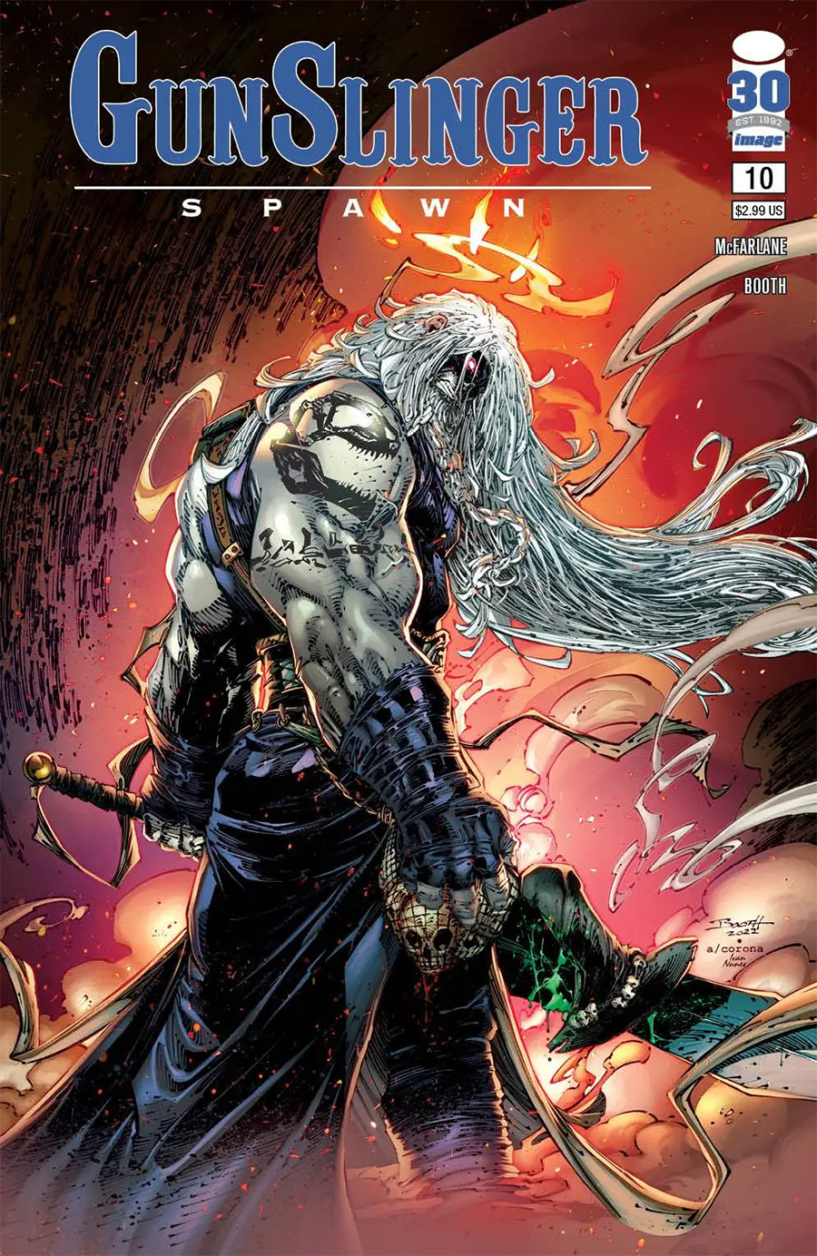 Gunslinger Spawn #10 Cover B Variant Brett Booth Cover