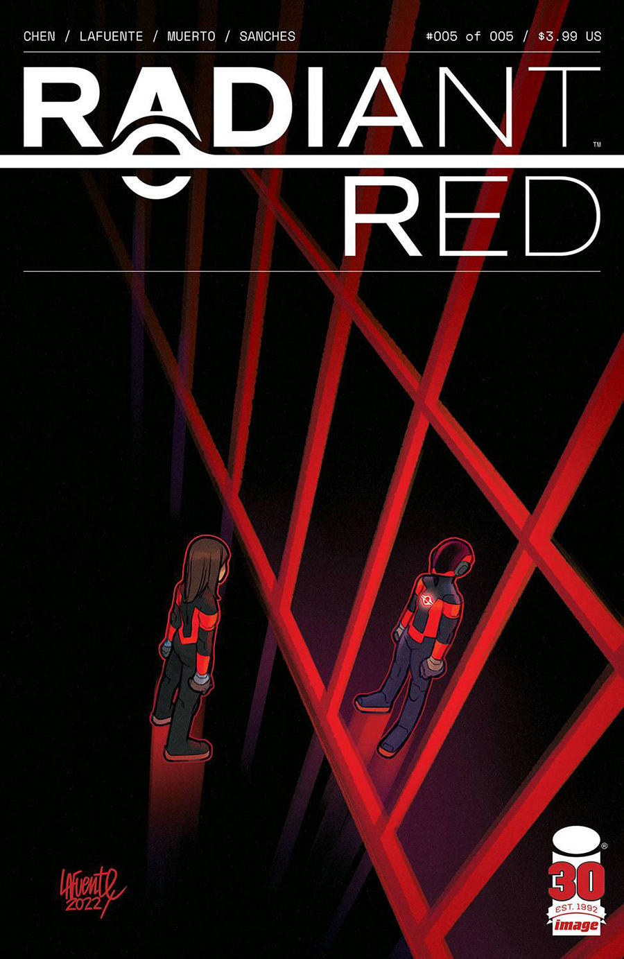 Radiant Red #5 Cover A Regular David Lafuente & Miquel Muerto Cover
