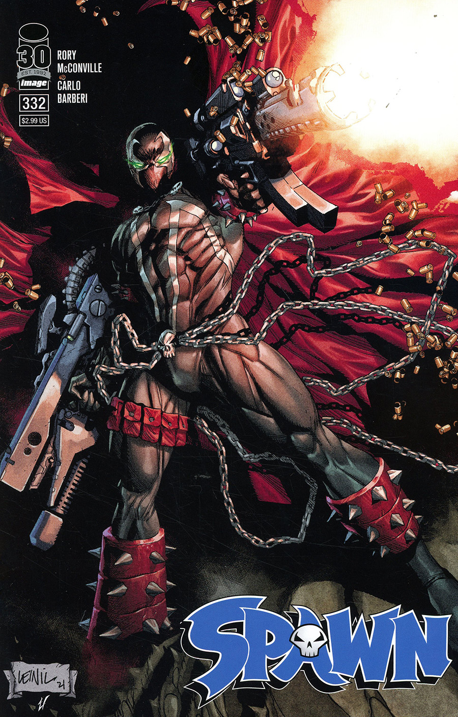 Spawn #332 Cover A Regular Leinil Francis Yu Cover