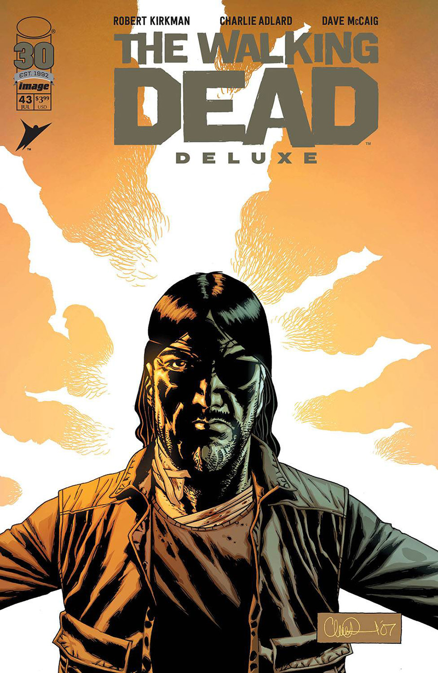 Walking Dead Deluxe #43 Cover B Variant Charlie Adlard & Dave McCaig Cover