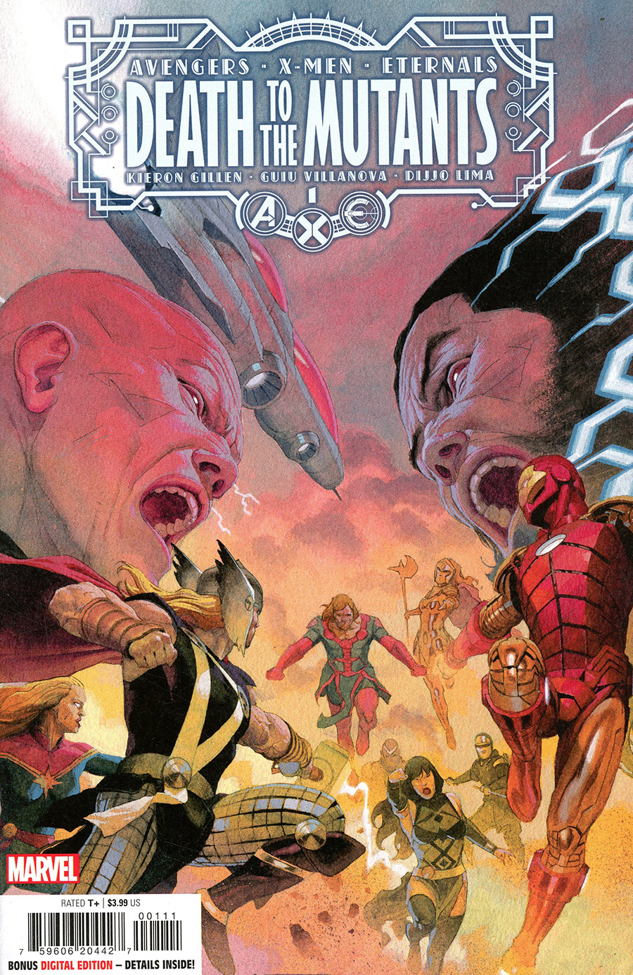 A.X.E. Death To The Mutants #1 Cover A Regular Esad Ribic Cover (A.X.E. Judgment Day Tie-In)
