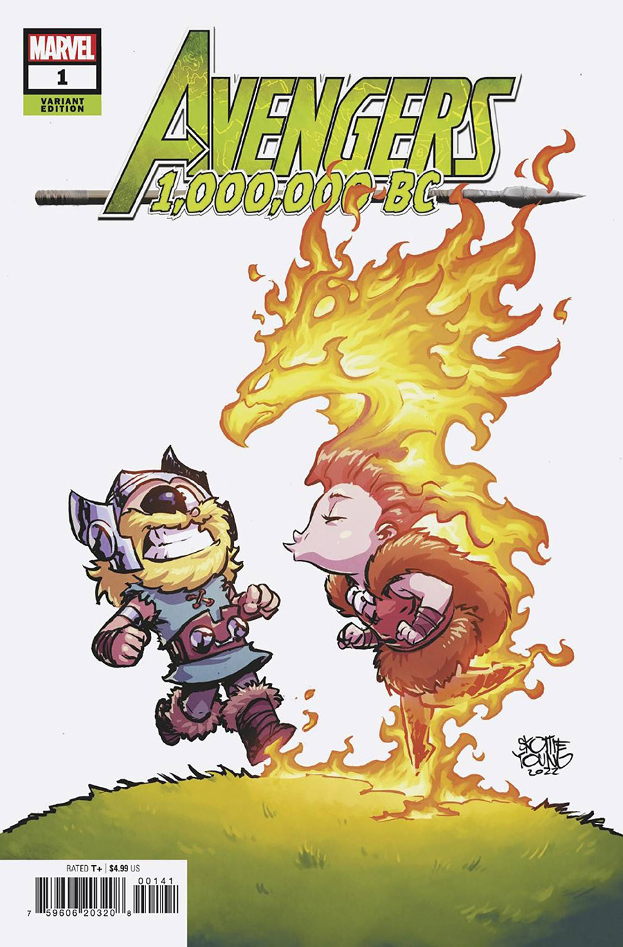 Avengers 1000000 BC #1 (One Shot) Cover C Variant Skottie Young Cover