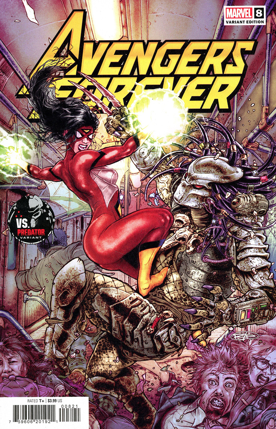 Avengers Forever Vol 2 #8 Cover B Variant Juan Jose Ryp Predator Cover