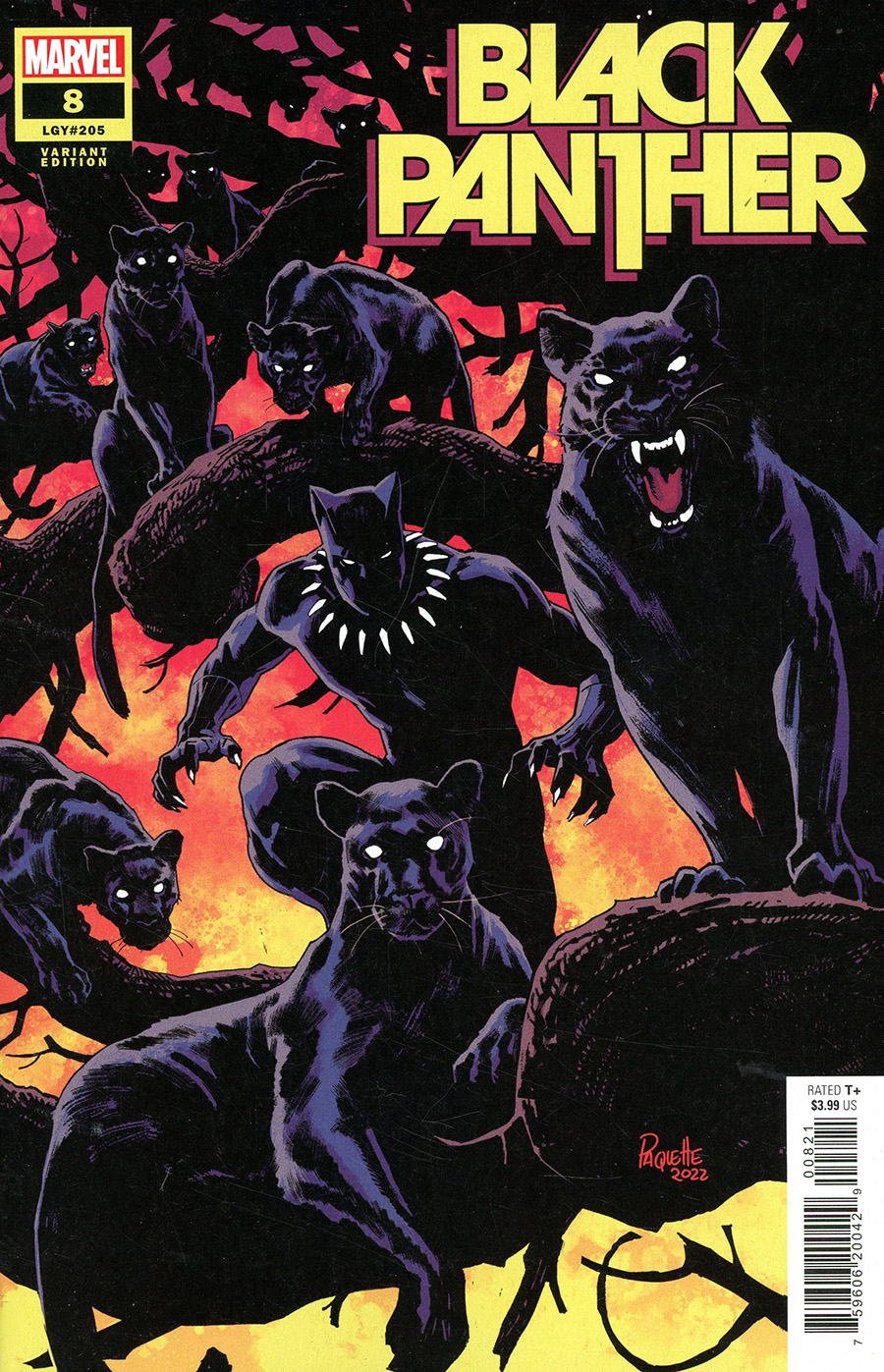 Black Panther Vol 8 #8 Cover B Variant Yanick Paquette Cover