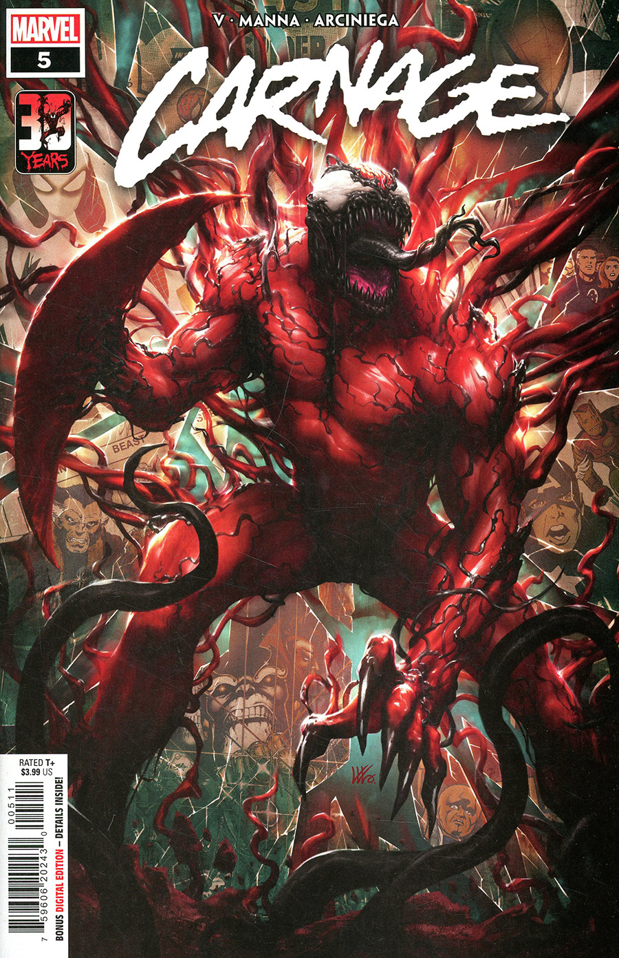 Carnage Vol 3 #5 Cover A Regular Kendrik kunkka Lim Cover