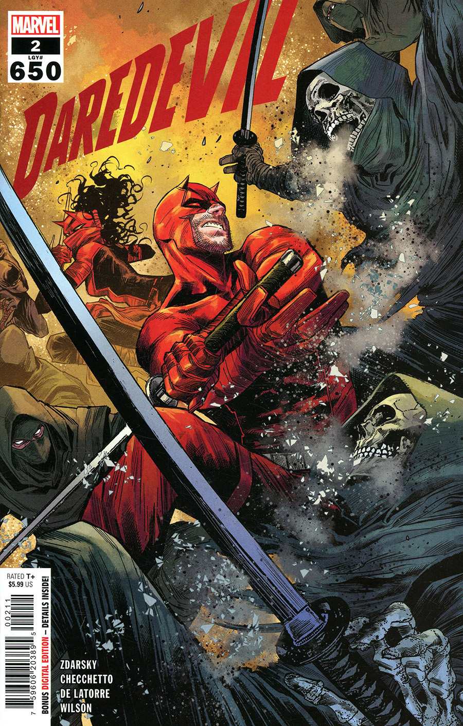 Daredevil Vol 7 #2 Cover A Regular Marco Checchetto Cover (#650)