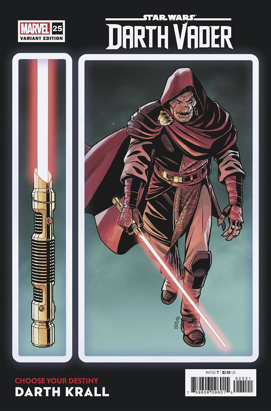Star Wars Darth Vader #25 Cover B Variant Chris Sprouse Choose Your Destiny Cover