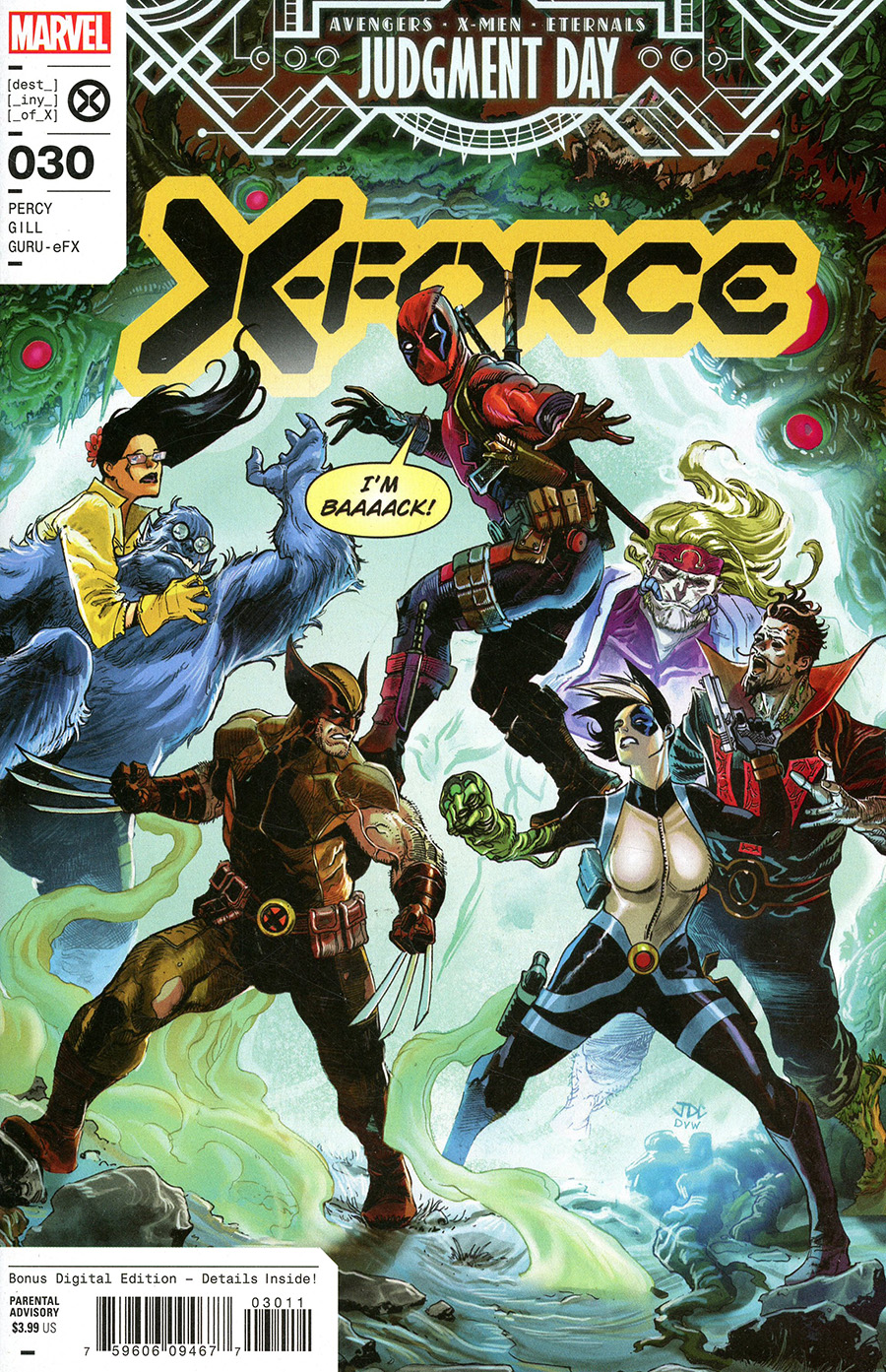 X-Force Vol 6 #30 Cover A Regular Joshua Cassara Cover (A.X.E. Judgment Day Tie-In)