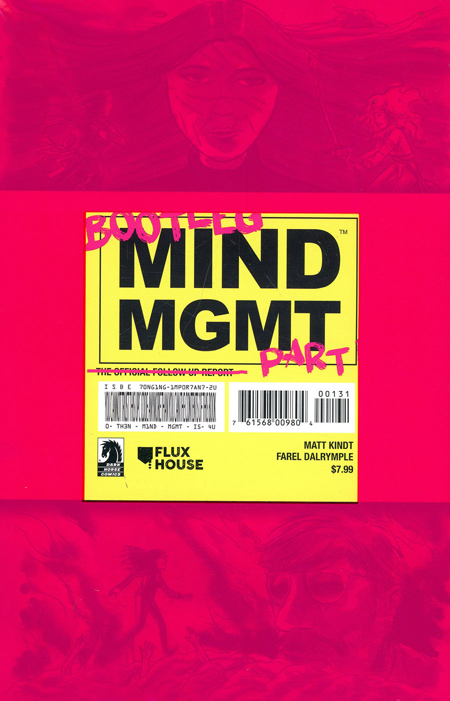 Mind MGMT Bootleg #1 Cover C Variant Marguerite Sauvage Cover