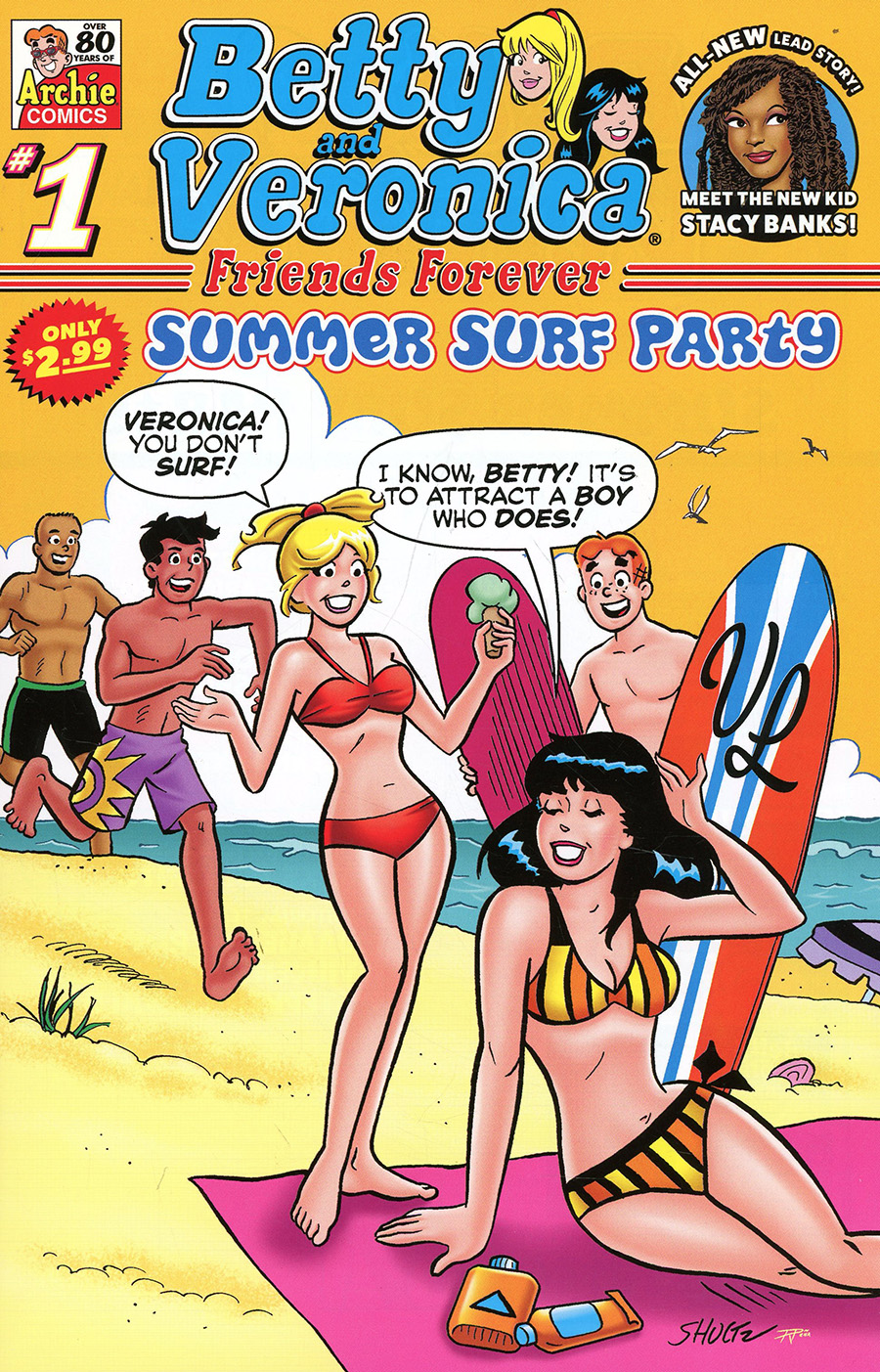 Betty And Veronica Friends Forever Summer Surf Party #1