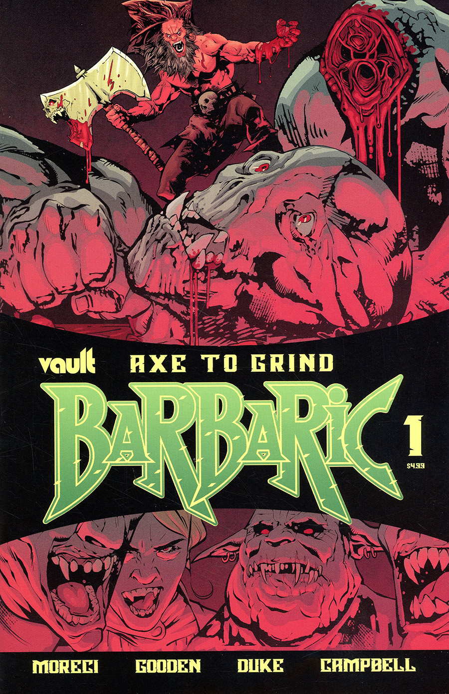 Barbaric Axe To Grind #1 Cover A Regular Nathan Gooden Cover
