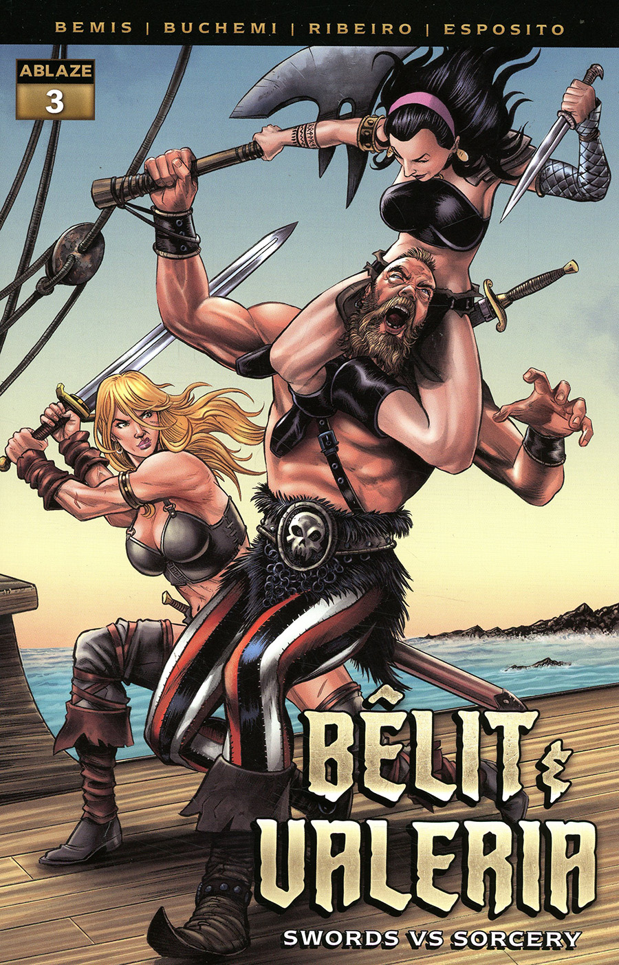 Belit & Valeria Swords vs Sorcery #3 Cover C Variant Mike Rooth Cover
