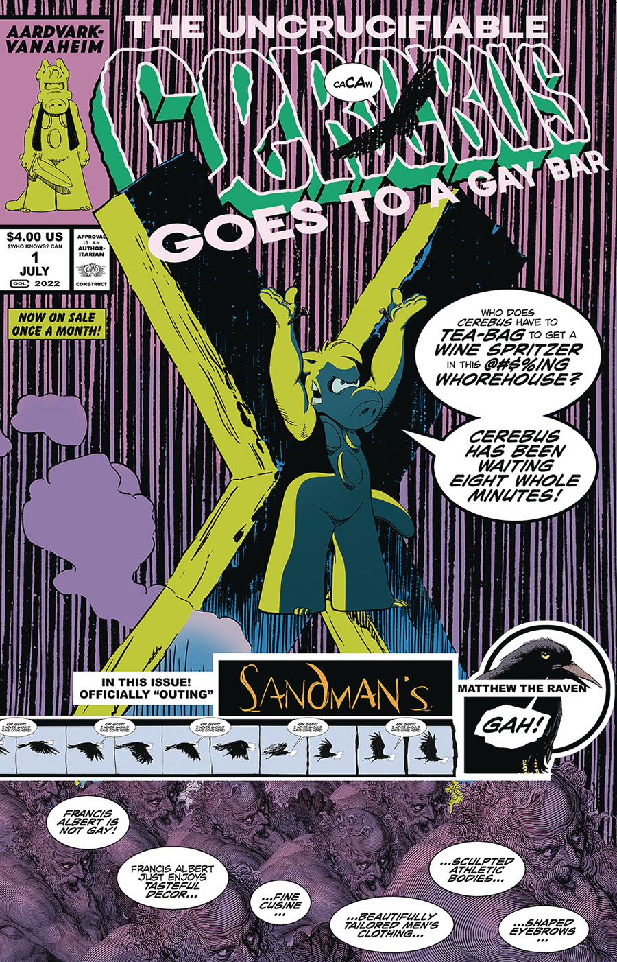Cerebus In Hell Presents Uncrucifiable Cerebus Gay Bar #1 (One Shot)