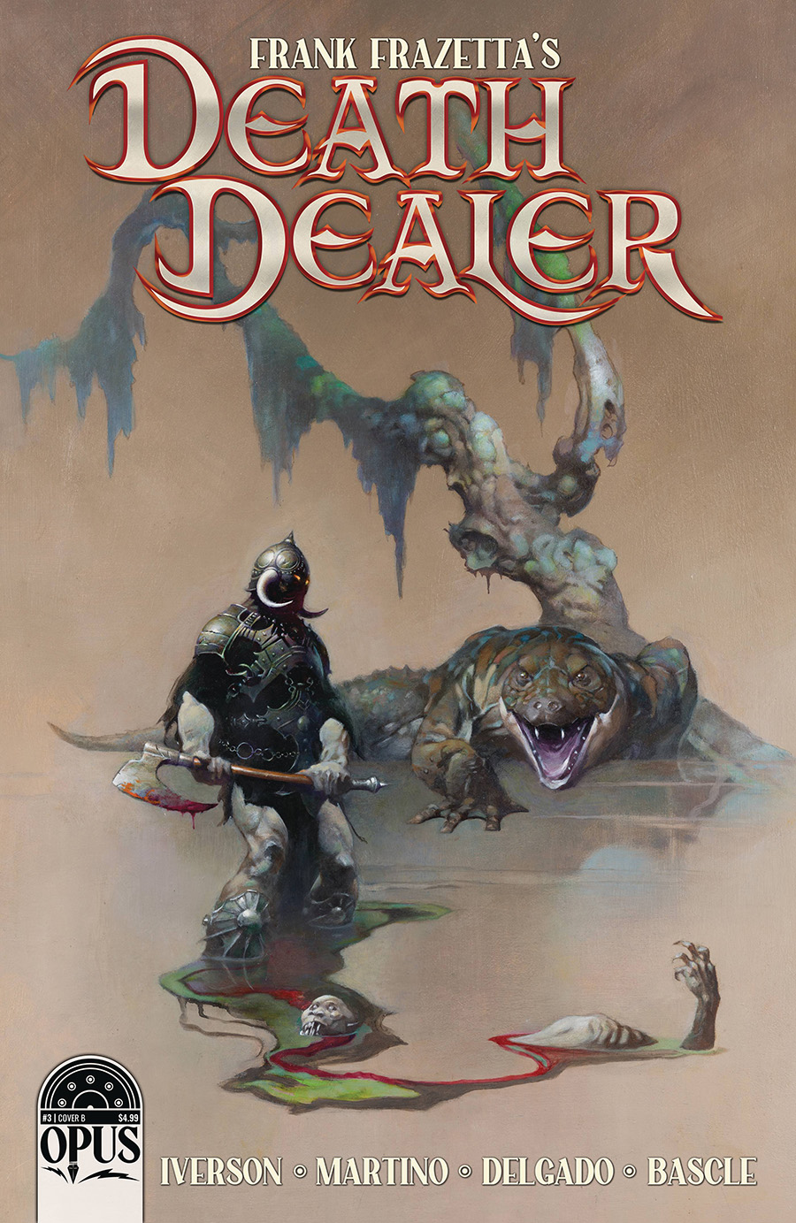 Frank Frazettas Death Dealer Vol 2 #3 Cover B Variant Frank Frazetta Cover