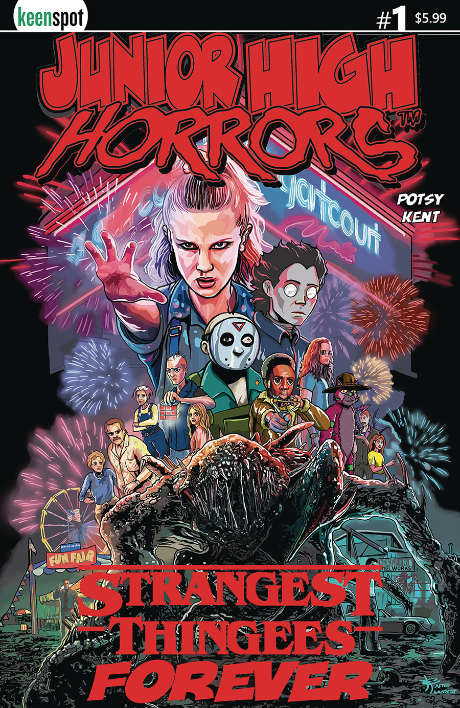 Junior High Horrors Strangest Thingees Forever #1 (One Shot) Cover A Regular Eric Kent Cover