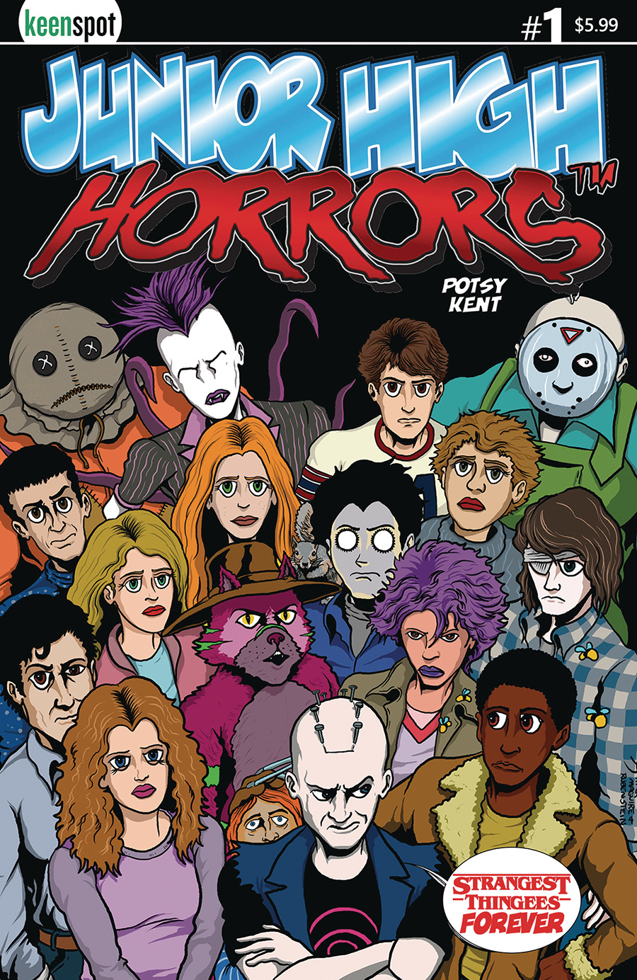 Junior High Horrors Strangest Thingees Forever #1 (One Shot) Cover B Variant Eric Kent Cover