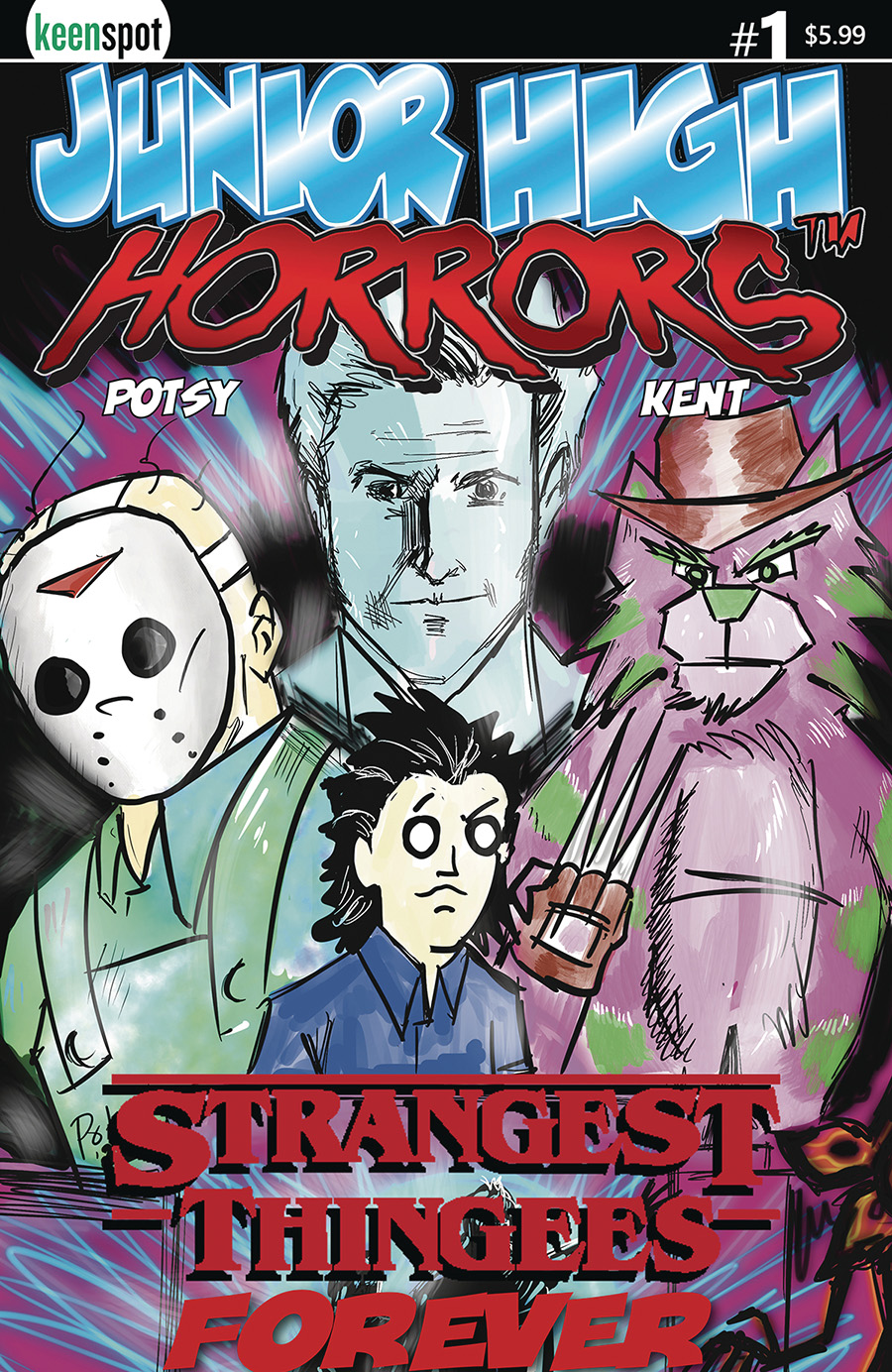 Junior High Horrors Strangest Thingees Forever #1 (One Shot) Cover D Variant Rob Potchak Cover