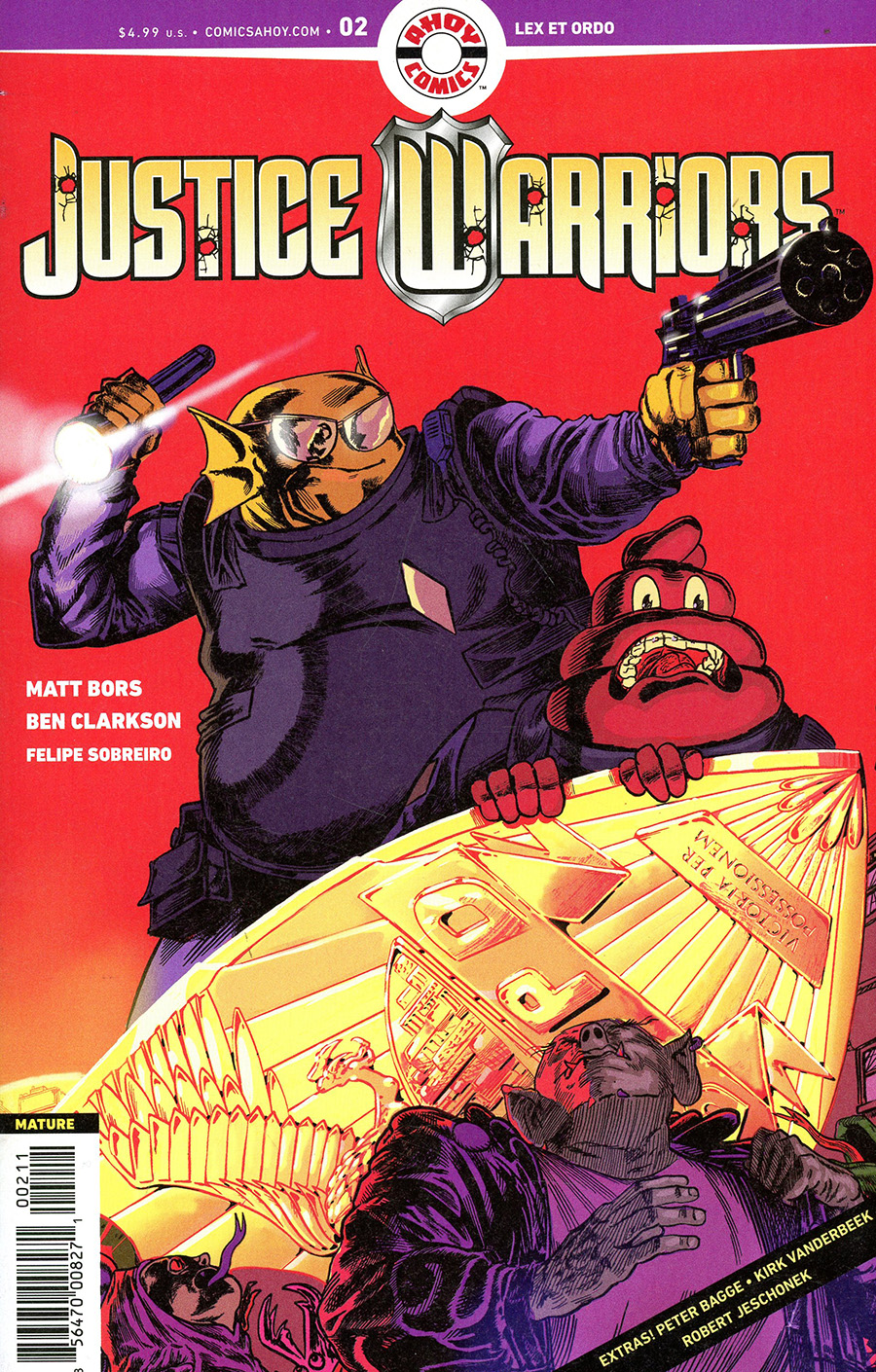 Justice Warriors #2 Cover A Regular Ben Clarkson Cover