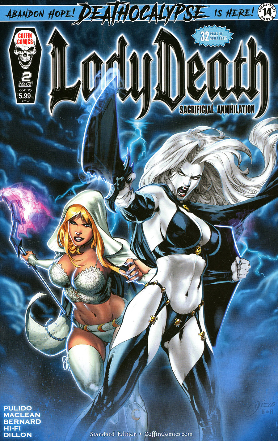 Lady Death Sacrificial Annihilation #2 Cover A Regular Diego Bernard Cover