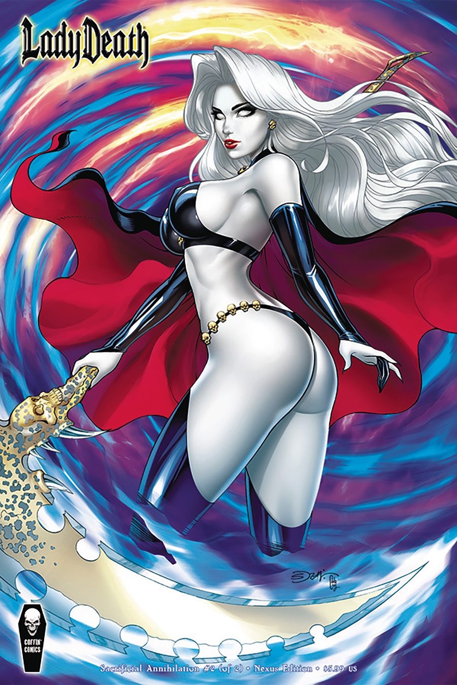 Lady Death Sacrificial Annihilation #2 Cover B Variant Sorah Suhng Cover