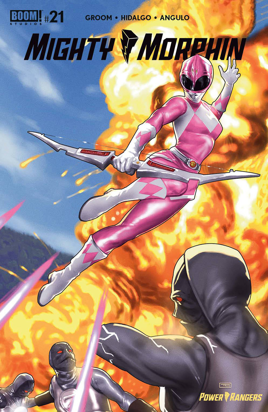 Mighty Morphin #21 Cover F Variant Taurin Clarke Reveal Cover