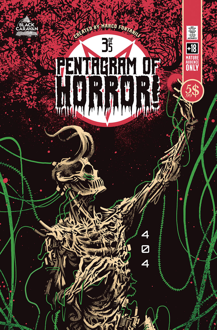 Pentagram Of Horror #3 Cover A Regular Marco Fontanili Cover