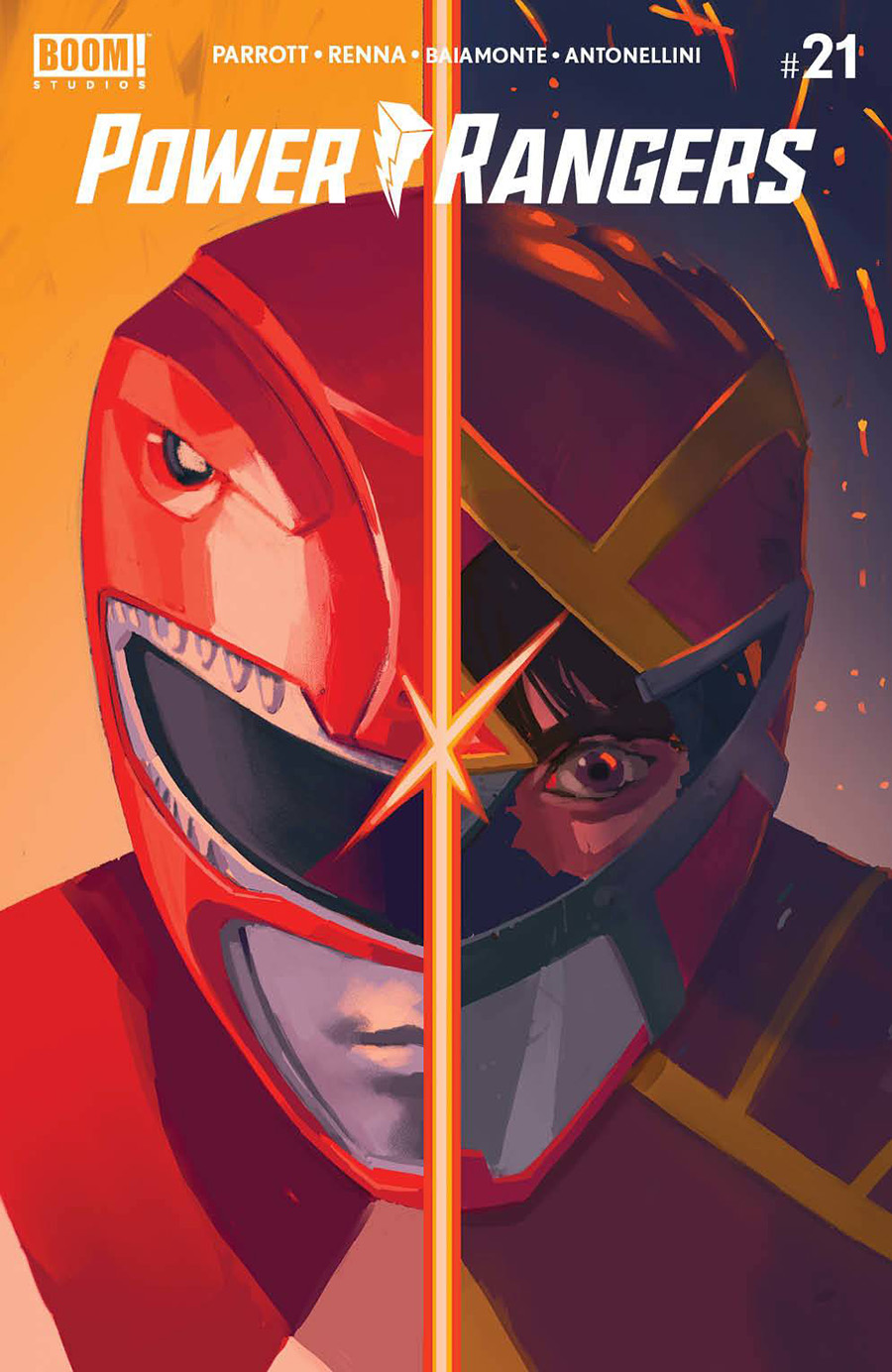 Power Rangers #21 Cover F Variant Jake Wyatt Reveal Cover