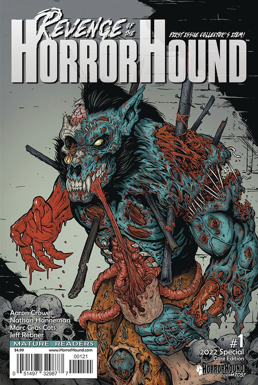 Revenge Of The HorrorHound #1 (One Shot) Cover B Variant Jeff Rebner Cover
