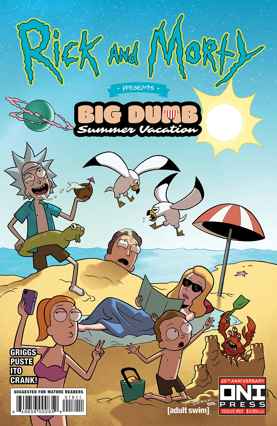 Rick And Morty Presents Big Dumb Summer Vacation #1 Cover A Regular Derek Fridolfs Cover