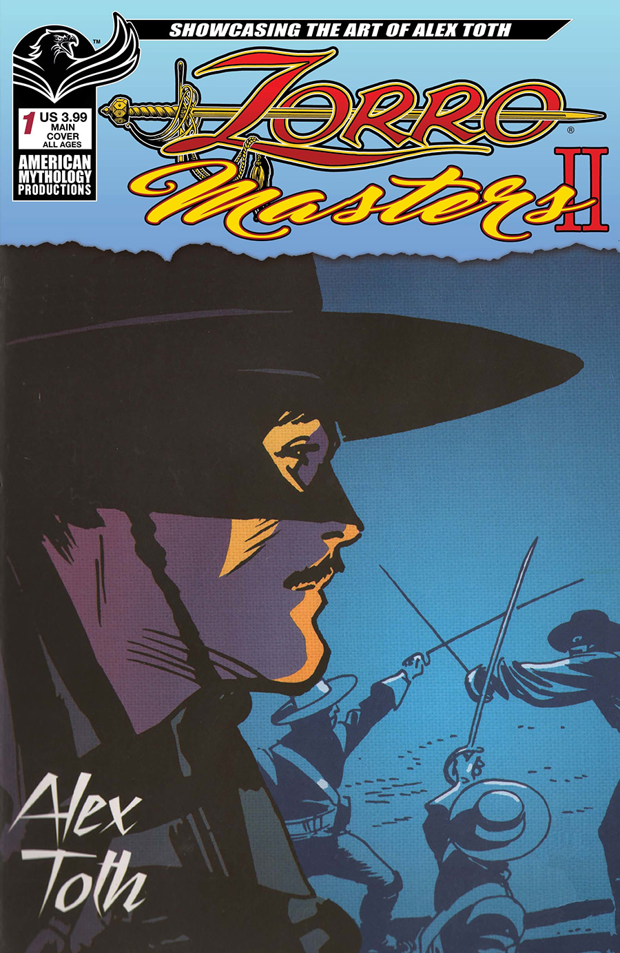 Zorro Masters Vol 2 Alex Toth #1 Cover A Regular Alex Toth Classic Cover