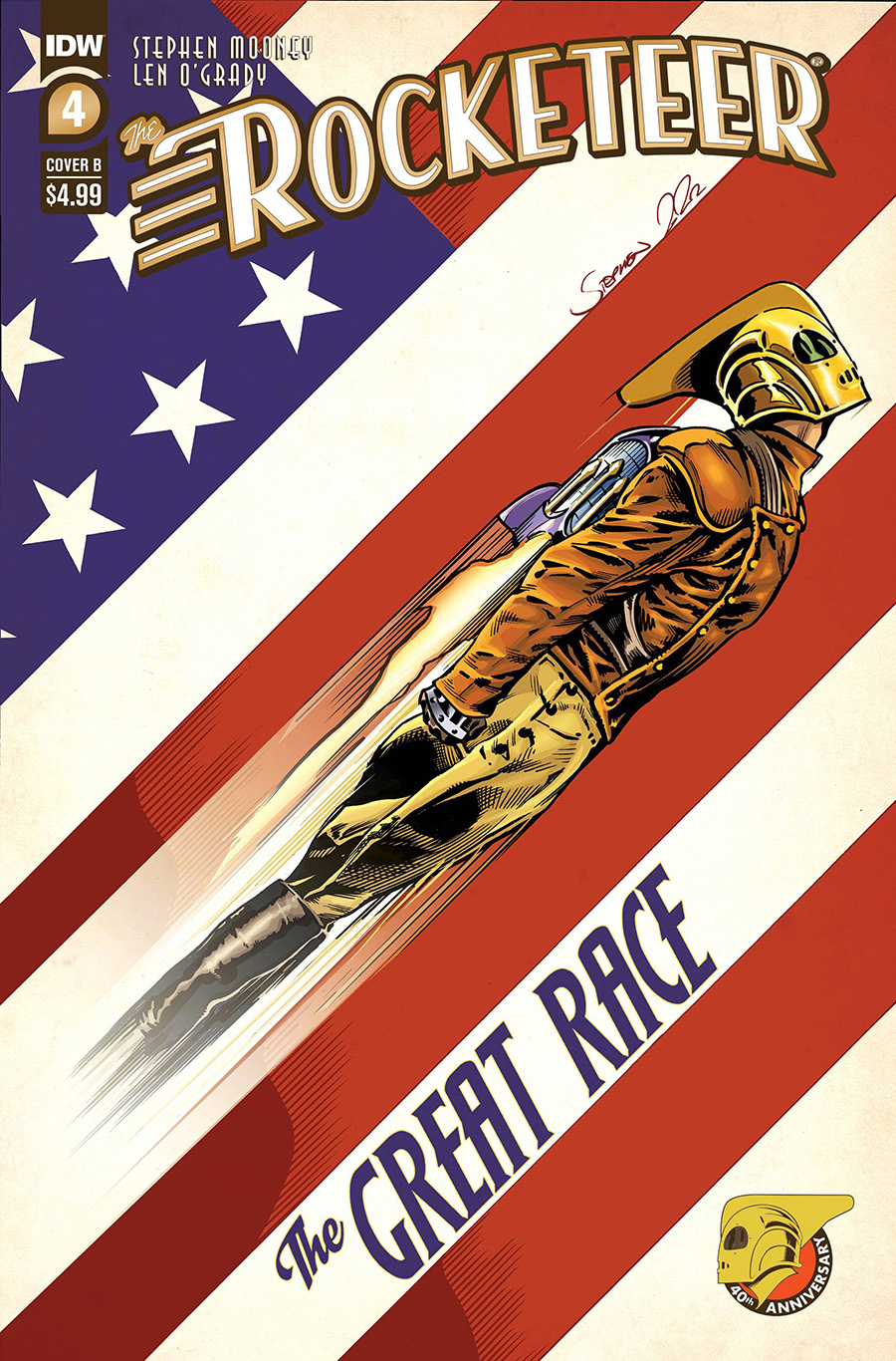 Rocketeer The Great Race #4 Cover B Variant Stephen Mooney Cover