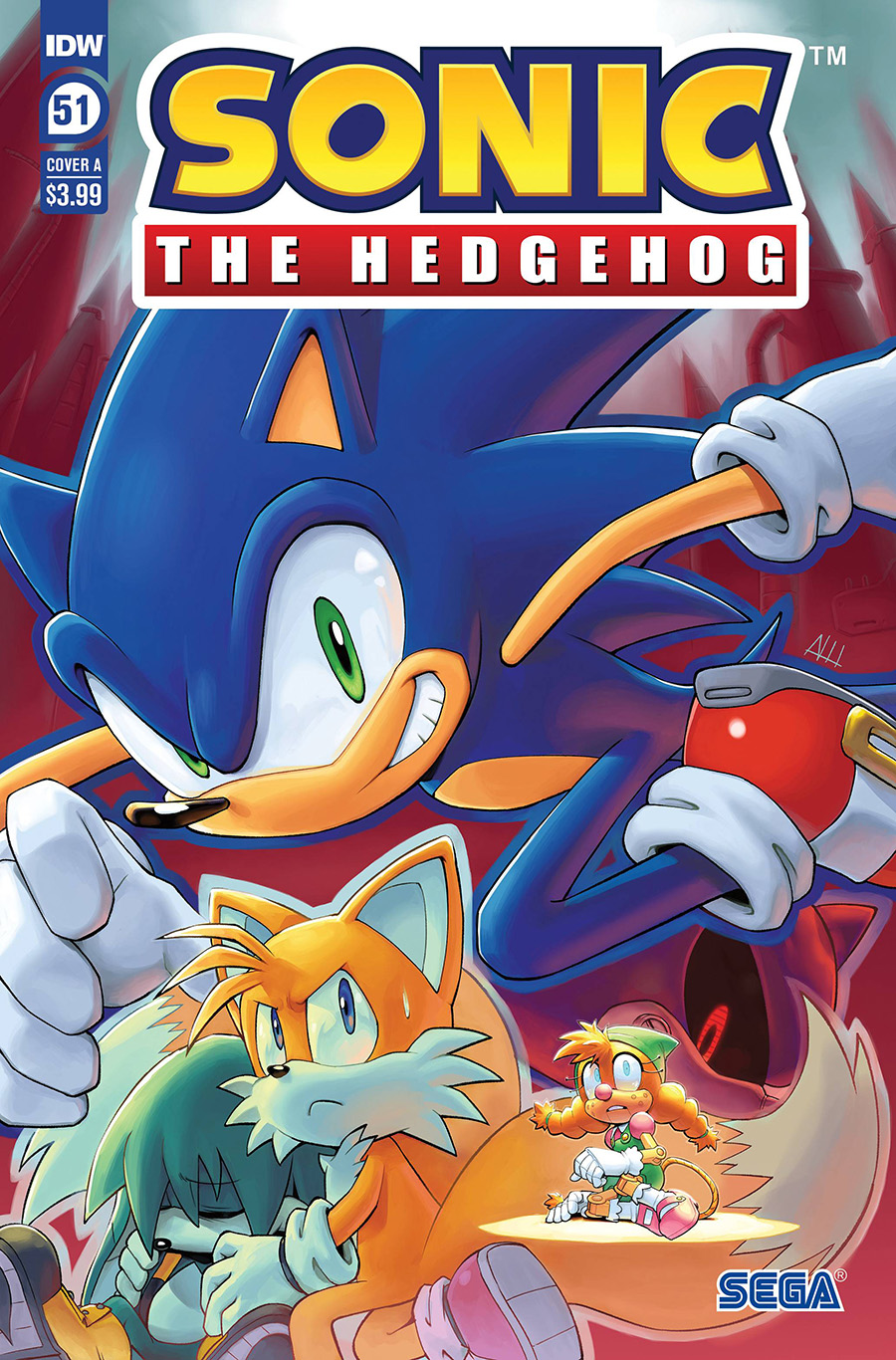 Sonic The Hedgehog Vol 3 #51 Cover A Regular Bracardi Curry Cover