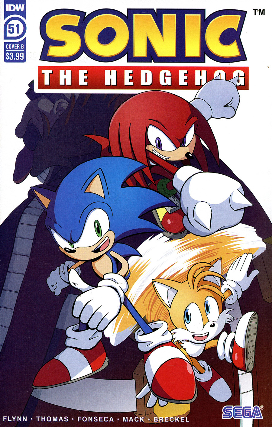 Sonic The Hedgehog Vol 3 #51 Cover B Variant Eric Lide Cover