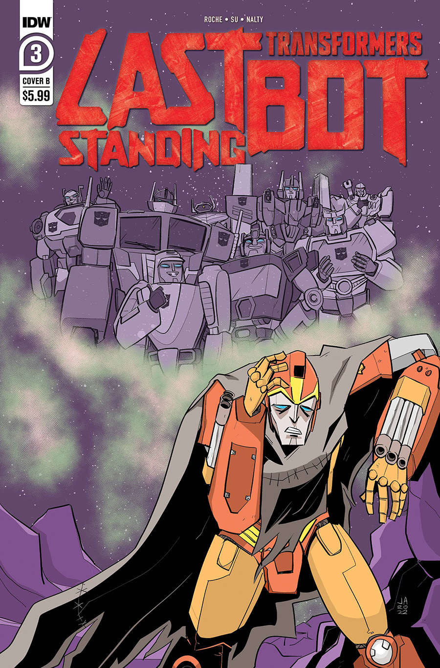 Transformers Last Bot Standing #3 Cover B Variant John Allison Cover