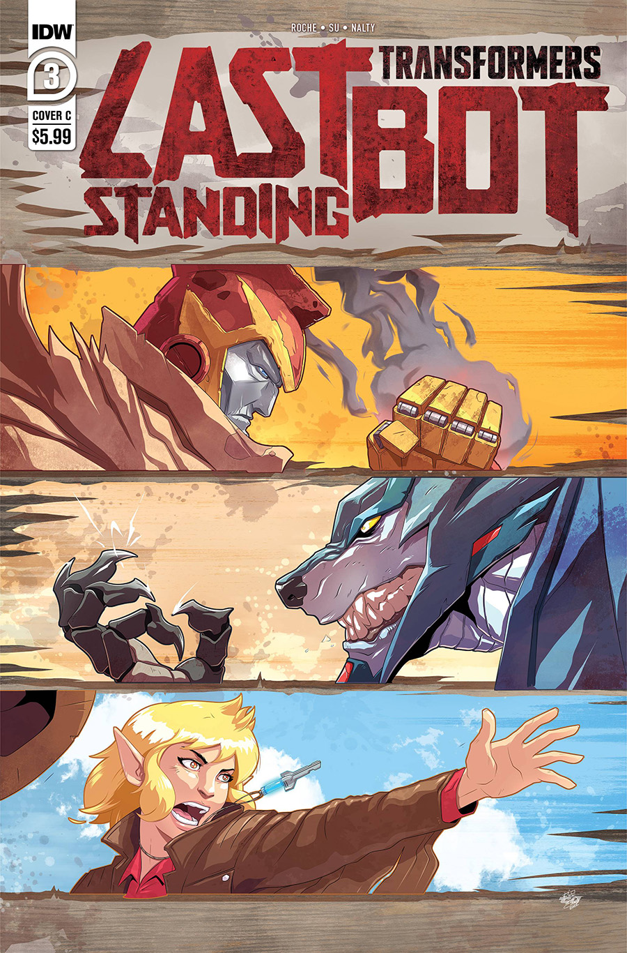 Transformers Last Bot Standing #3 Cover C Variant Evan Gauntt Cover