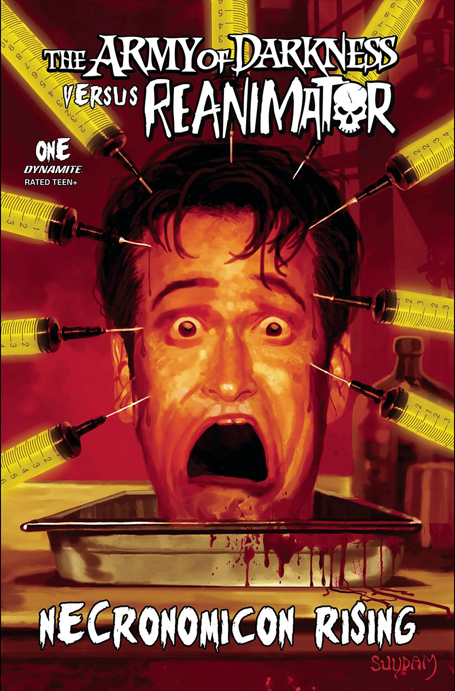 Army Of Darkness vs Reanimator Necronomicon Rising #1 Cover C Variant Arthur Suydam Cover