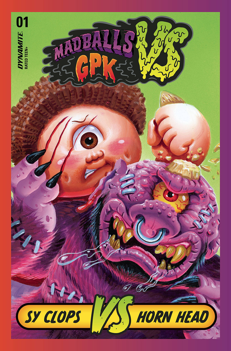 Madballs vs Garbage Pail Kids #1 Cover C Variant Joe Simko Trading Card Card Stock Cover