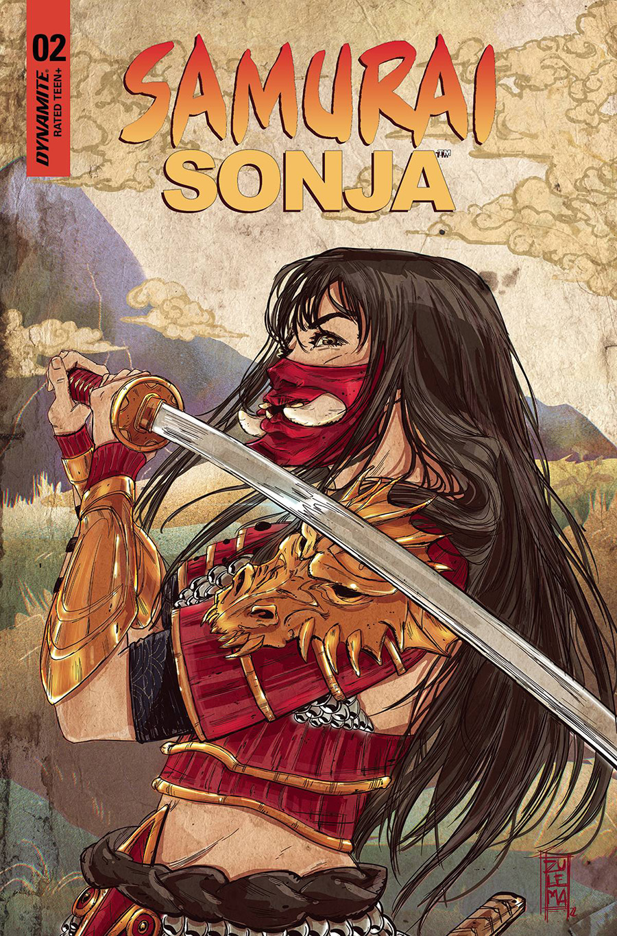 Samurai Sonja #2 Cover D Variant Zulema Scoto Lavina Cover