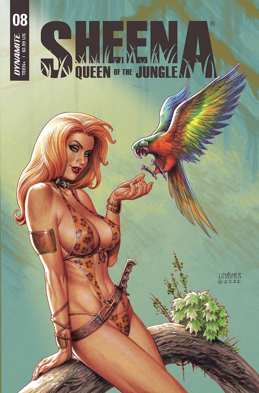 Sheena Queen Of The Jungle #8 Cover C Variant Joseph Michael Linsner Cover