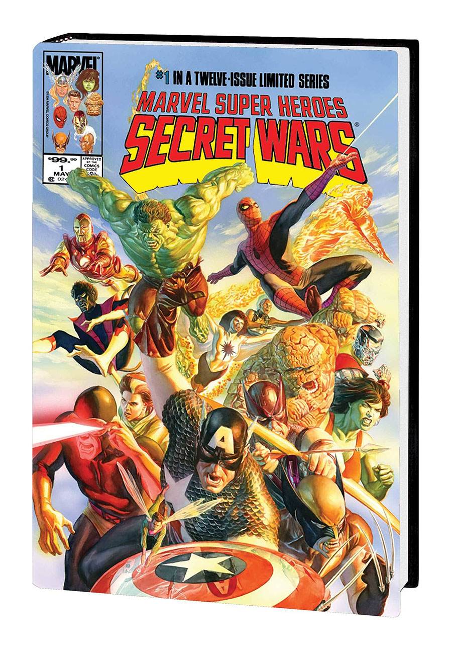 Marvel Super Heroes Secret Wars Omnibus HC Direct Market Alex Ross Variant Cover New Printing