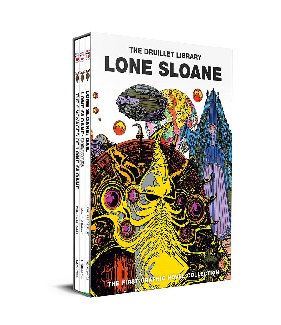 Druillet Library Lone Sloane The First Graphic Novel Collection Boxed Set