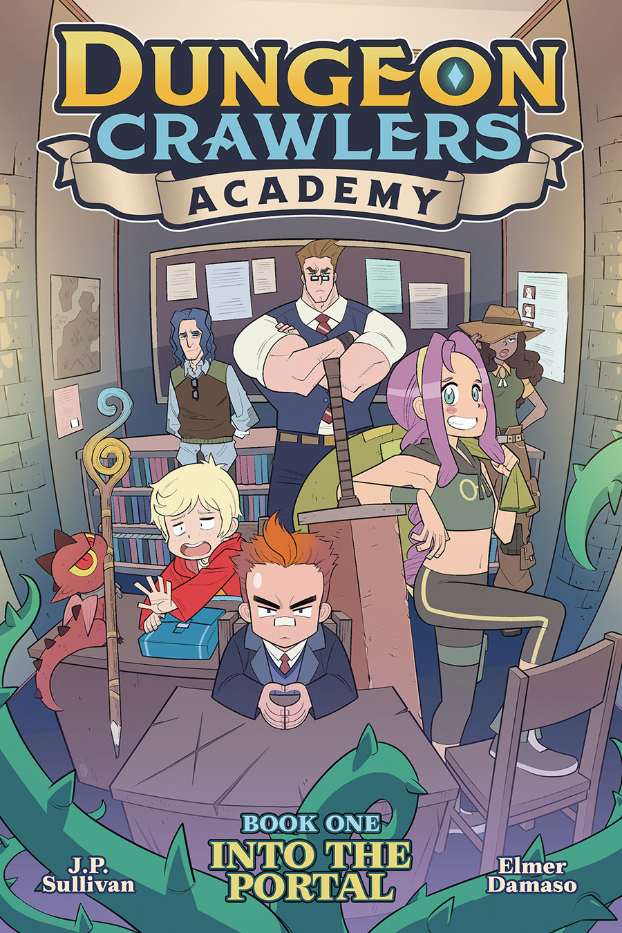 Dungeon Crawlers Academy Vol 1 Into The Portal GN